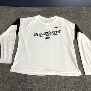 Nike Purdue Boilermakers White Dri-FIT Tee